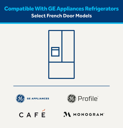 GE® RPWFE™ Refrigerator Water Filter, Genuine Replacement Filter, Certified to Reduce Lead, Microplastics, PFOA/PFOS, and 50+ Other Impurities, Compatible with GE Appliances Brands, Pack of 1